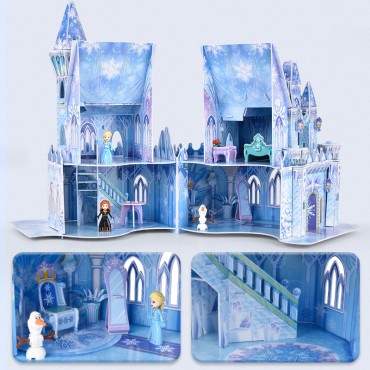 3D立體拼圖︰冰雪城堡（附彩燈及人物）