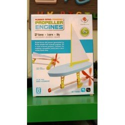 DIY Rubber band powered: Propeller engines