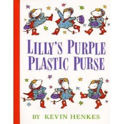 LILLY'S PURPLE PLASTIC PURSE LILLY'S PURPLE PLASTIC PURSE
