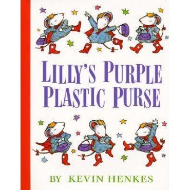 LILLY'S PURPLE PLASTIC PURSE