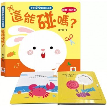 寶寶安全啟蒙玩具書：這能碰嗎？（翻翻+洞洞書）