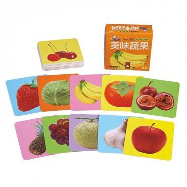 美味蔬果 - FOOD超人聰明認知大圖卡