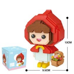 3D迷你顆粒拼裝積木︰小紅帽