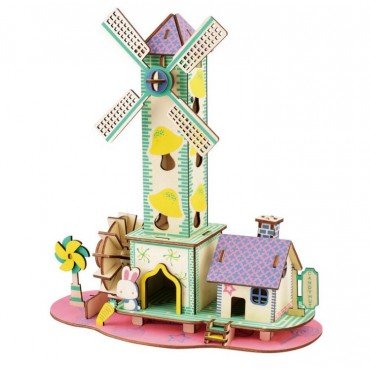 3D立體手工製作模型︰童心小屋