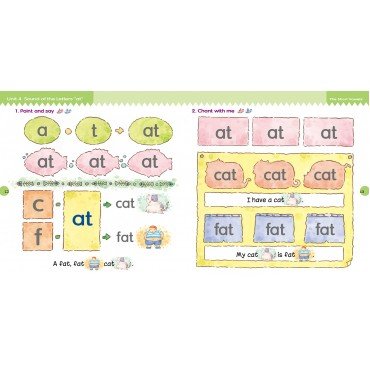 Phonics Kids Set 1 (Level 1-3)(6 Books+ 3DVD + 3CD)